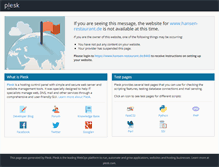 Tablet Screenshot of hansen-restaurant.de